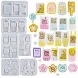 Silicone Epoxy Resin Quicksand Phone Keychain Molds