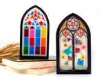 DIY Silicone Epoxy Resin Willow Window Church Storage Box Mold