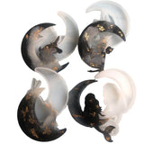 Silicone Fairy Tale Moon Animal Molds for UV Resin Jewelry Crafting