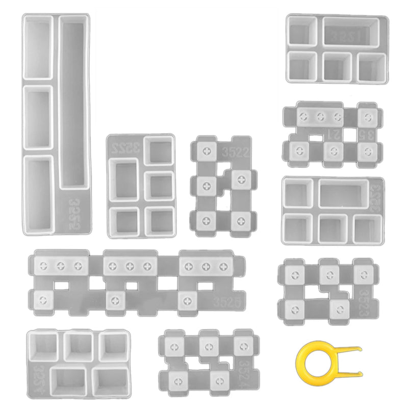 Silicone Keycaps Resin Mold for Mechanical Keyboard - DIY Cherry MX Epoxy Molds