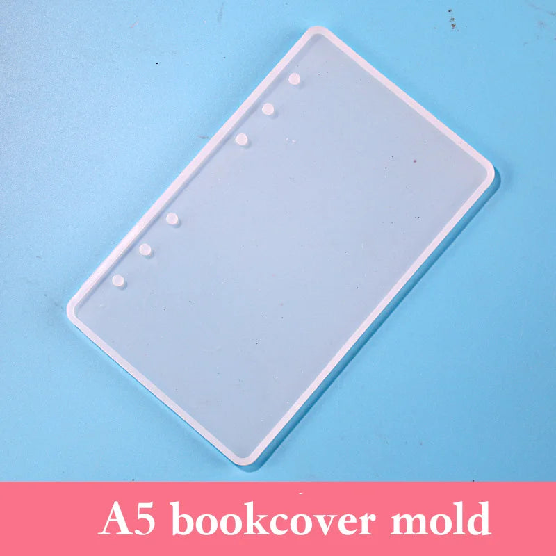 DIY Silicone Mold A5 Notebook Cover Epoxy Resin Craft Tool