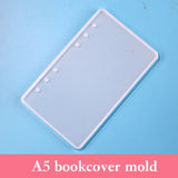 DIY Silicone Mold A5 Notebook Cover Epoxy Resin Craft Tool