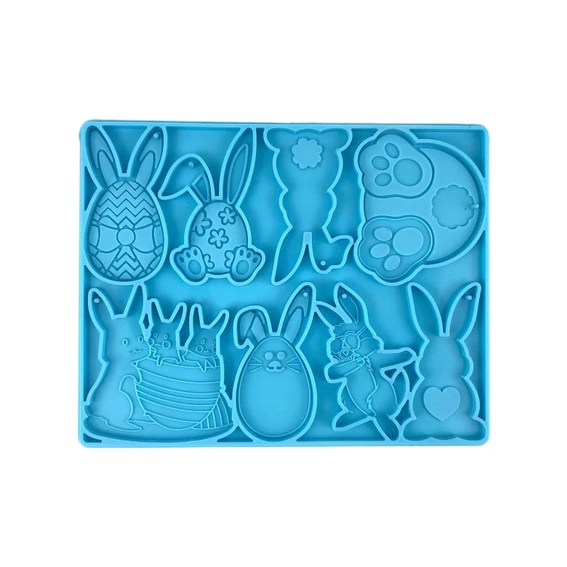 DIY Easter Egg Silicone Mold for Cake Topper Decor Ice Cream