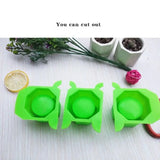 Geometric Polygonal Concrete Flower Pot Vase Silicone Mold
