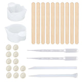 Silicone Mold Glue Dispensing Cup Finger Cot Dropper Set for Resin Craft