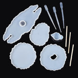 DIY Silicone Molds Kit for Resin Jewelry Making Wine Rack Leaf