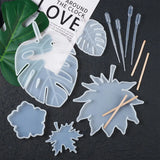 DIY Silicone Molds Kit for Resin Jewelry Making Wine Rack Leaf