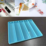 Silicone Mould Rectangle Resin Mold DIY Ornaments Pendant Tool