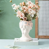 Silicone Pretty Girl Flower Pot Storage Box Mold for Succulent Plant Decor