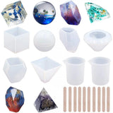 DIY Silicone Resin Casting Molds Various Shape Large Clear Silicone Molds