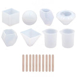 DIY Silicone Resin Casting Molds Various Shape Large Clear Silicone Molds
