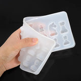 DIY Silicone Resin Chess Mold Jewelry Pendant Making Tools Craft Mould