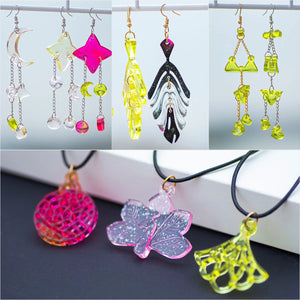 Silicone Resin Mold Pendant Mould Earring Jewelry Tools Accessories