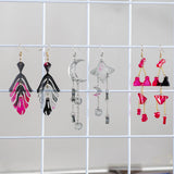 Silicone Resin Mold Pendant Mould Earring Jewelry Tools Accessories