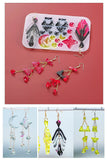Silicone Resin Mold Pendant Mould Earring Jewelry Tools Accessories