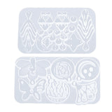 Silicone Resin Mold Pendant Mould Earring Jewelry Tools Accessories
