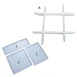 Silicone Resin Tray Mold for DIY Epoxy Casting R7RF