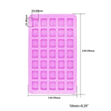 DIY Mahjong Mold Crystal Drop Gel High Mirror Idea Mold Dried Flower Resin Decor