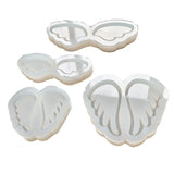 Silicone Wing Feather Epoxy Resin Mold Shaker Jewelry Accessories