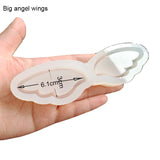Silicone Wing Feather Epoxy Resin Mold Shaker Jewelry Accessories