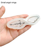 Silicone Wing Feather Epoxy Resin Mold Shaker Jewelry Accessories