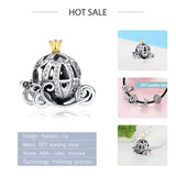 925 Sterling Silver Love Dangle Charm Crystal Heart Bead