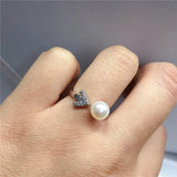 Adjustable DIY Ring Base Mountings Silver Plated Findings