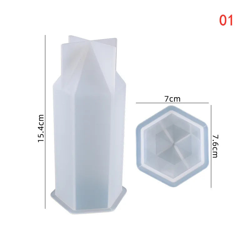DIY Cone Candle Silicone Mold Home Decoration