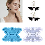 Halloween Skeleton Bat Earring Mold DIY Crafts