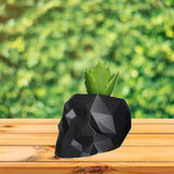Skull Flower Pot Silicone Mold for DIY Cement Plant Vase