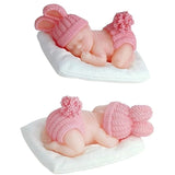 Silicone Baby Shower Candle Mould DIY Craft Mold