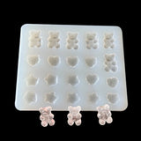 Love Shape Hairpin Silicone Epoxy Mold for DIY Keychain Pendant