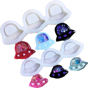 DIY Spaceship Silicone Epoxy Resin Mold Shaker Mold
