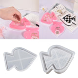 DIY Spades Storage Box Silicone Molds Peach Heart Jewelry Case