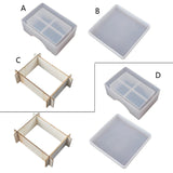 DIY Square Coaster Box Molds with Holder