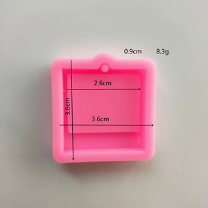 Square Photo Frame Silicone Epoxy Resin Mold Jewelry Tools