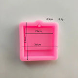 Square Photo Frame Silicone Epoxy Resin Mold Jewelry Tools