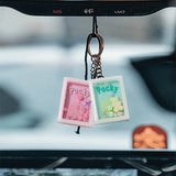 Square Quicksand Silicone Epoxy Mold for Keychain Pendant