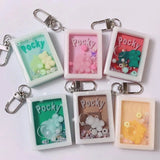 Square Quicksand Silicone Epoxy Mold for Keychain Pendant