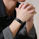 Personalized Engraved DAD Stainless Steel Bracelet Watch Band Link