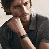 Personalized Engraved DAD Stainless Steel Bracelet Watch Band Link