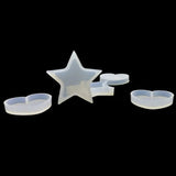 Star Heart Silicone Resin Mold DIY Necklace Pendant Jewelry Making Tools