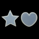 Star Heart Silicone Resin Mold DIY Necklace Pendant Jewelry Making Tools