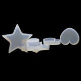 Star Heart Silicone Resin Mold DIY Necklace Pendant Jewelry Making Tools