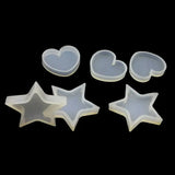 Star Heart Silicone Resin Mold DIY Necklace Pendant Jewelry Making Tools
