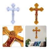 DIY Stereo Cross Epoxy Resin Mold Wall Hanging Decoration Silicone Mold