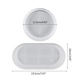 DIY Storage Box Jewelry Tray Casting Silicone Mould Crafts Dishes Plate