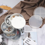 DIY Storage Box Silicone Drop Glue Rotating Jewelry Box