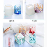 Silicone Mold for Storage Pen Holder UV Resin Jewelry Mold