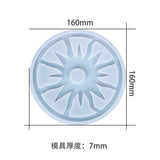 Sun Coaster Tray Epoxy Resin Molds Cup Tray Silicone Mould